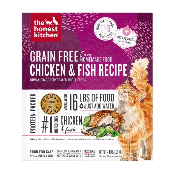 Honest Kitchen Dehydrated Chicken & Fish Food for Cats - Pisces Pet Emporium