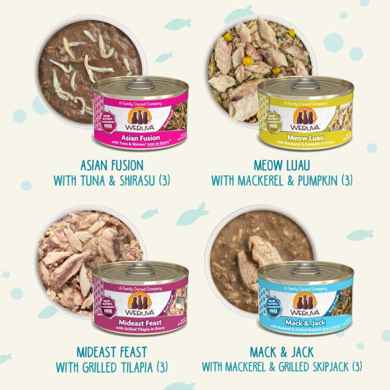 Weruva Seafood & Eat It! Variety Pack Cat Food | Pisces