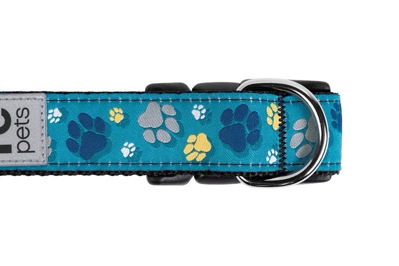 RC Pets Clip Collar - Teal Fresh Tracks Dog | Pisces