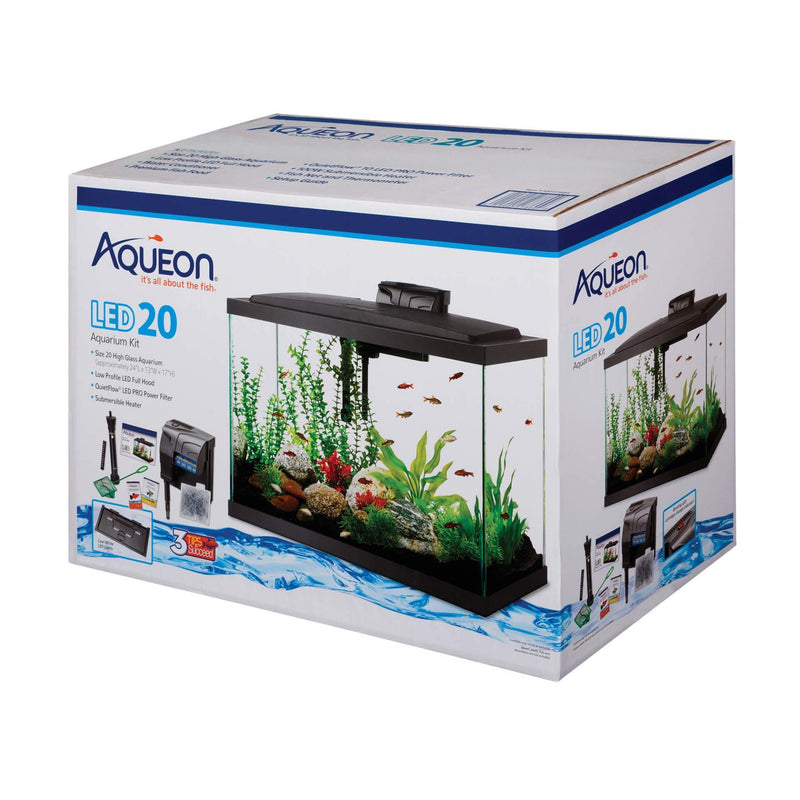 Aqueon Rectangle LED Starter Kit - Pisces Pet Emporium