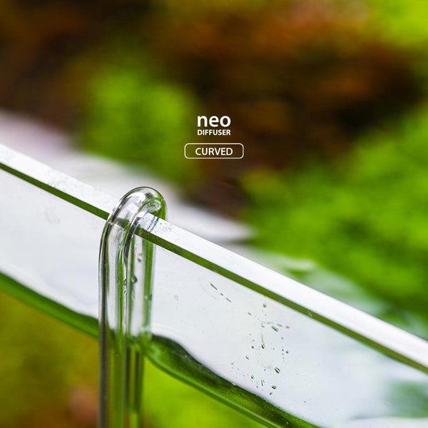 Aquario Neo Co2 Diffuser - Tiny Curved SS | Pisces