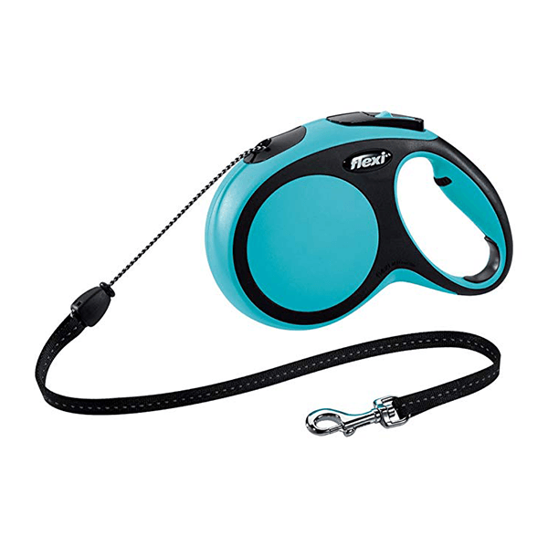 Flexi Comfort Blue Retractable Leash - Cord - Pisces Pet Emporium