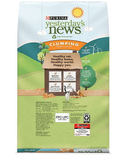 Purina Yesterday's News - Clumping Unscented Pellets - Pisces Pet Emporium