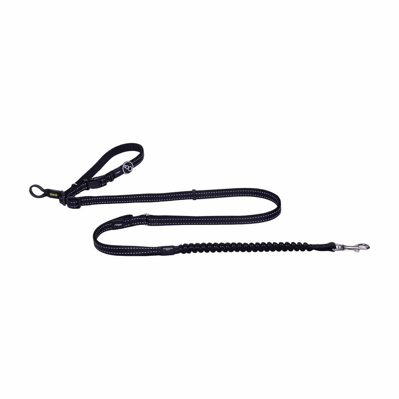 Rogz Handsfree Lead - Black - Pisces Pet Emporium