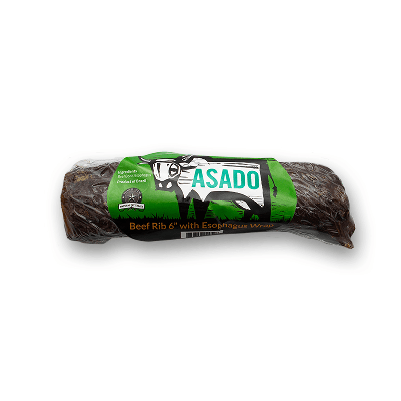 Silver Spur Asado - Esophagus Wrapped Beef Rib 6" - Pisces Pet Emporium