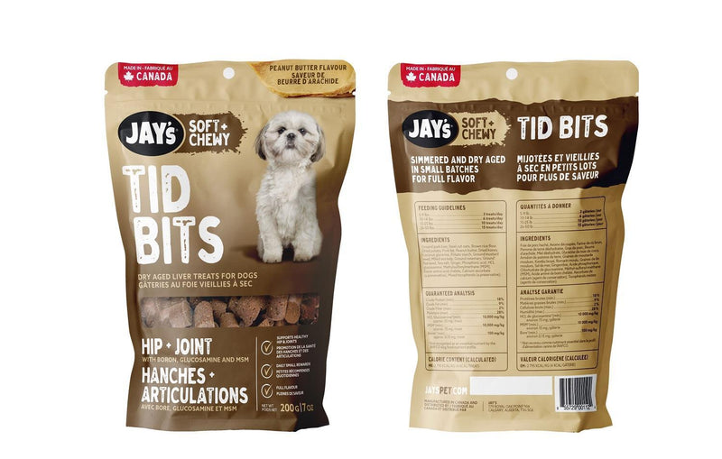 Jay's Peanut Butter Tid Bits Hip & Joint - Available in 2 Sizes - Pisces Pet Emporium
