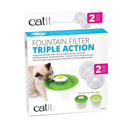 Catit Triple Action Fountain Filter - 2 pack - Pisces Pet Emporium