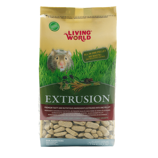 Living World Extrusion Hamster Food - Pisces Pet Emporium