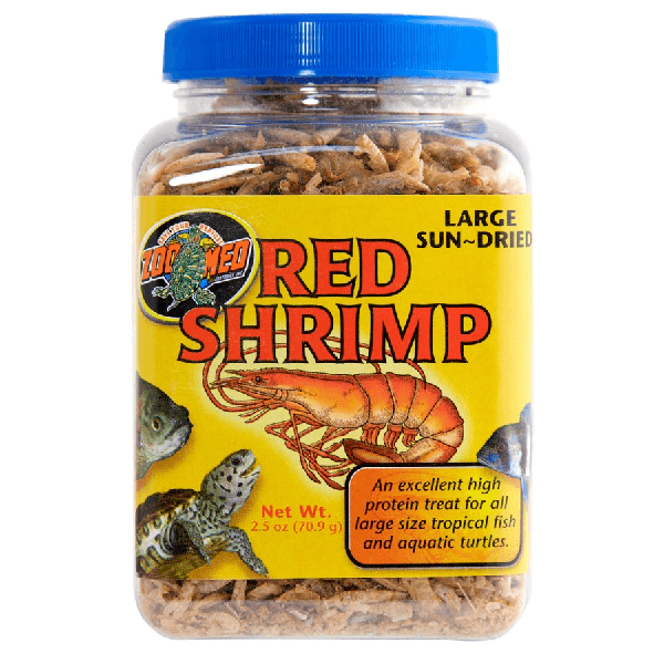 Zoo Med Large Sun-Dried Red Shrimp - Pisces Pet Emporium
