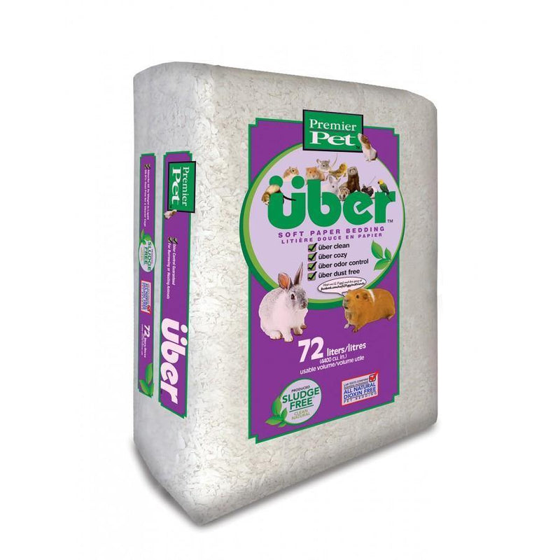 Uber Paper Bedding - White - Pisces Pet Emporium