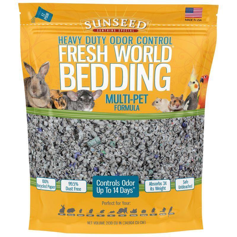 Sun Seed Fresh World Bedding Multi-Pet - Grey - Pisces Pet Emporium