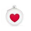 My Family Circle & Heart Pet ID Tag - Pisces Pet Emporium