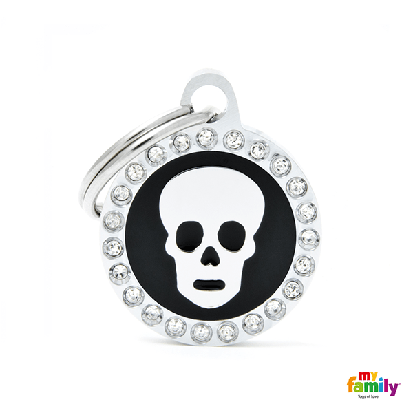 My Family Circle & Skull Pet ID Tag - Pisces Pet Emporium