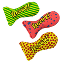 Ducky World Catnip Stinkies Sardines Plush Toy | Pisces