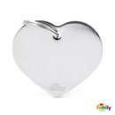 My Family Chrome Heart Pet ID Tag - Pisces Pet Emporium