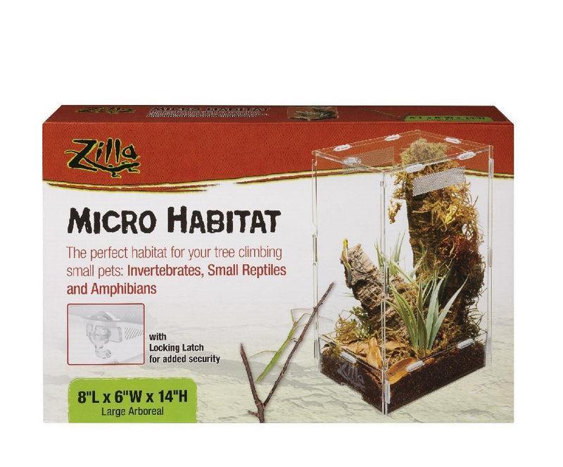 Zilla Micro Habitat Arboreal - Available in Two Sizes - Pisces Pet Emporium