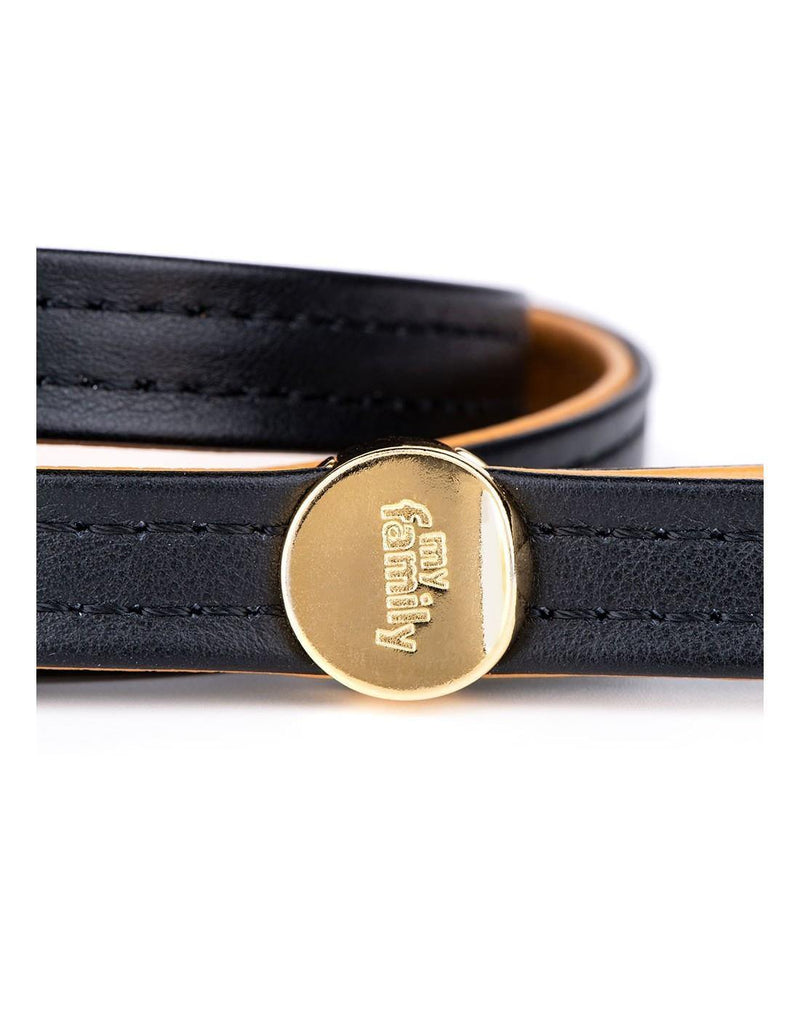 MyFamily Hermitage Leash - Black/Ochre - Pisces Pet Emporium