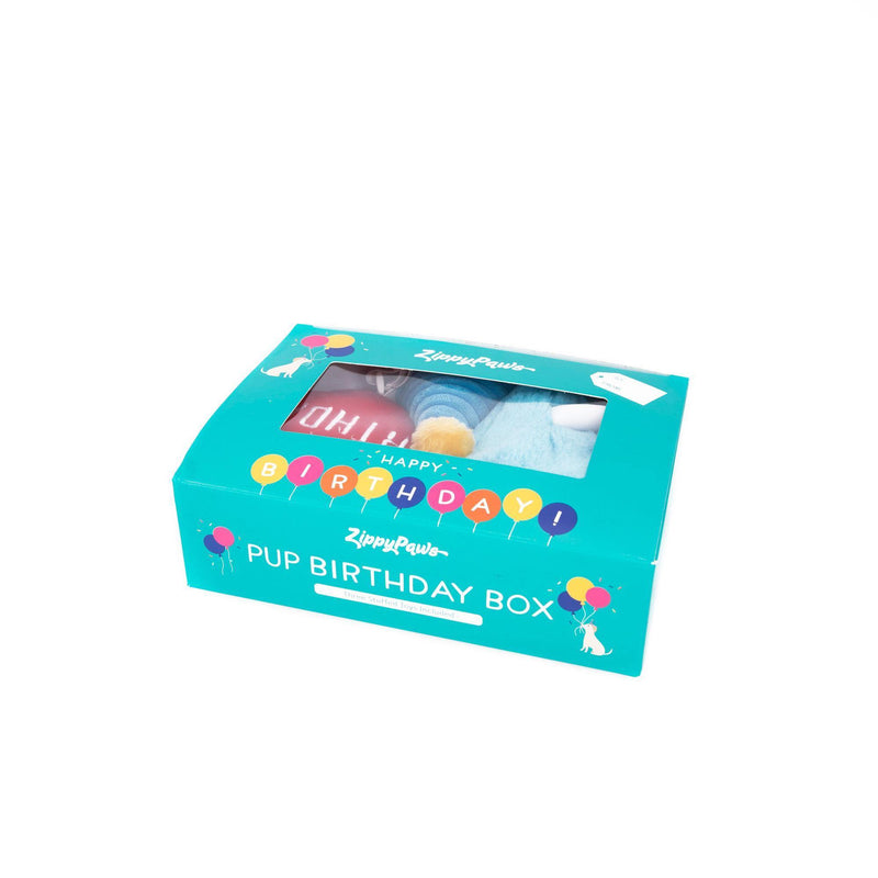 ZippyPaws Plush Birthday Box Toys - Pisces Pet Emporium
