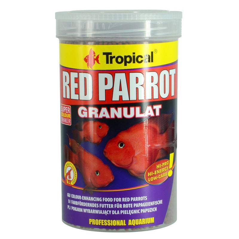 Tropical Red Parrot Granulat - Pisces Pet Emporium