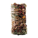 Living World Green Botanical Hay Bale - Flowers 200g - Pisces Pet Emporium