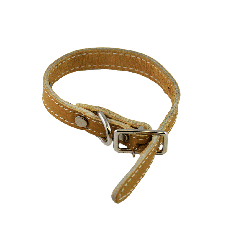 Lacet's Arizona Leather Single Collar - Pisces Pet Emporium