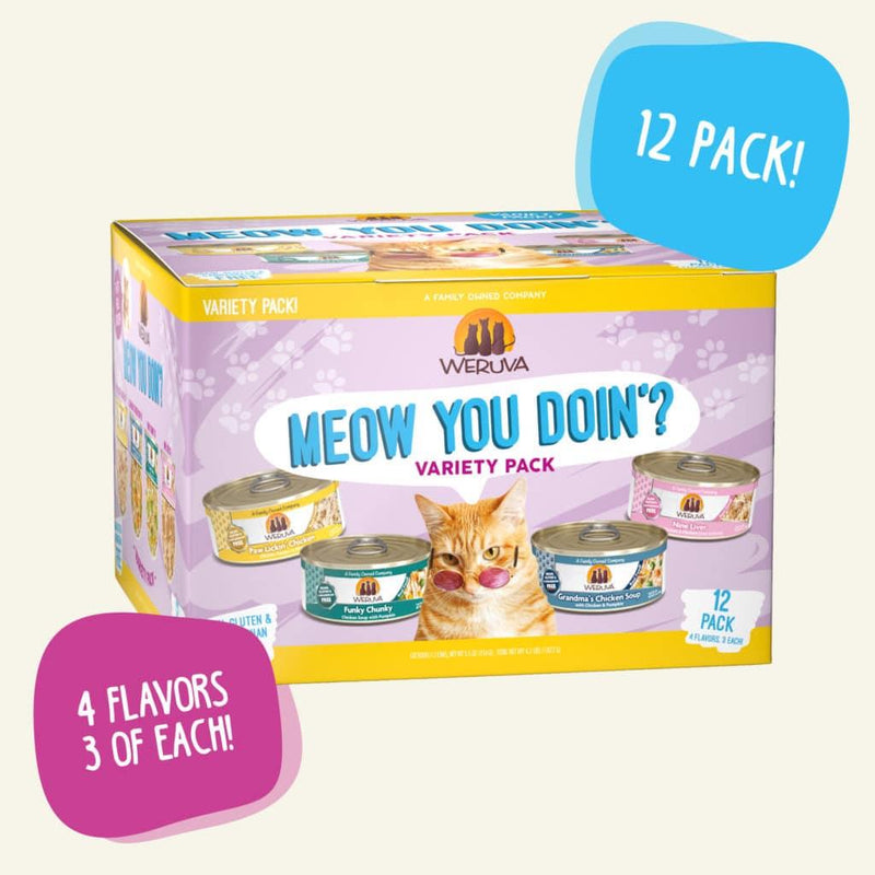 Weruva Meow You Doin' Variety Pack Cat Food | Pisces