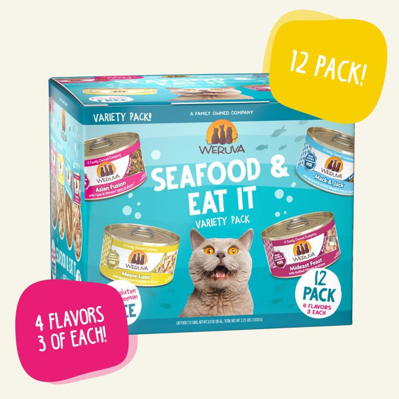 Weruvas Seafood & Eat It Variety Pack Cat Food | Pisces