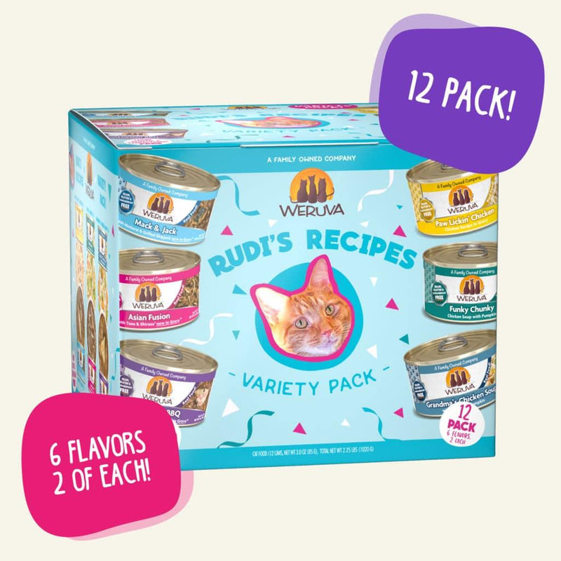 Weruva Rudi's Recipes Variety Pack Cat Food | Pisces