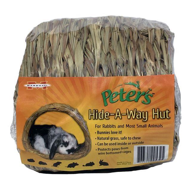 Marshalls Woven Grass Pet Hide Hut | Pisces