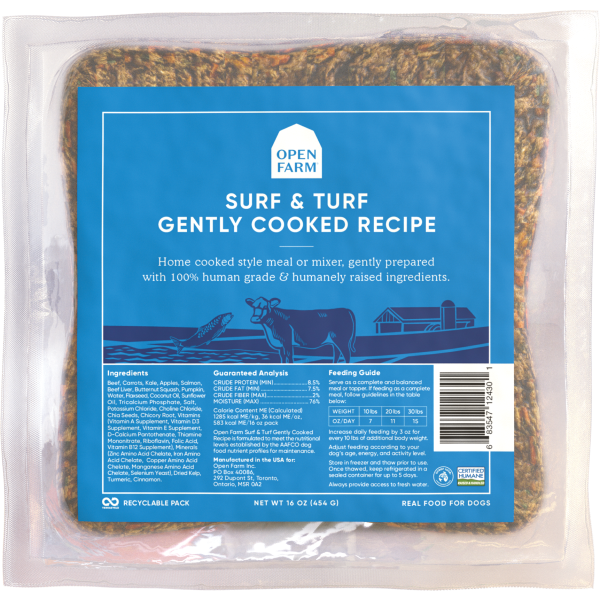 Open Farm Gently Cooked Surf & Turf Recipe | Pisces