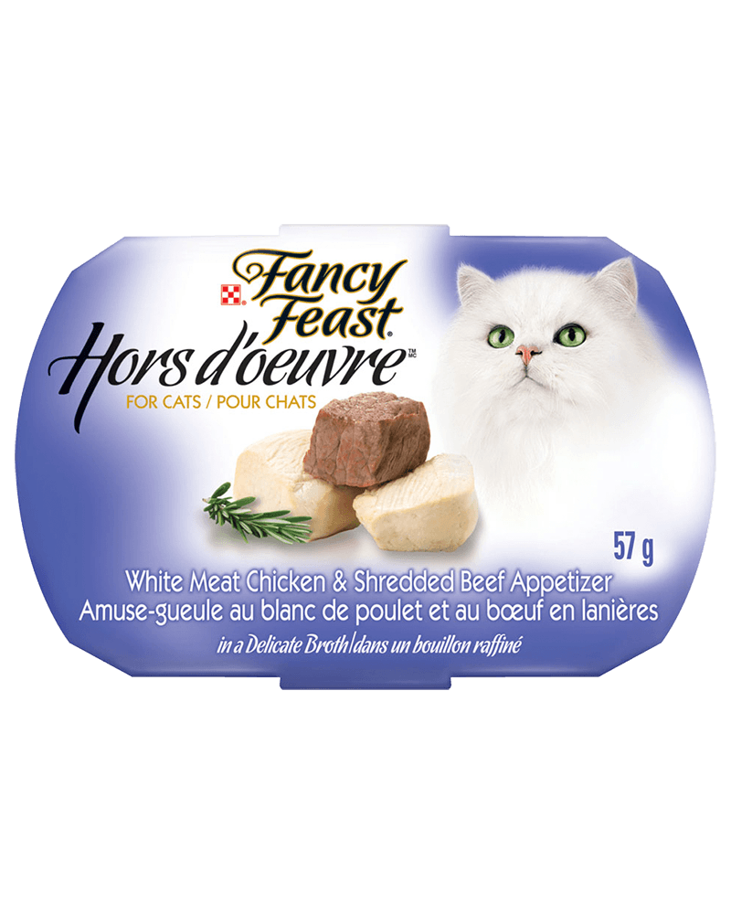 Fancy Feast Hors D'ouevre Appetizers - Chicken & Beef - Pisces Pet Emporium