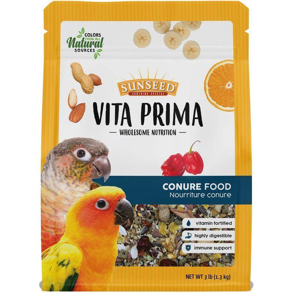 Sunseed Vita Prima Conure Formula - 1.3kg - Pisces Pet Emporium