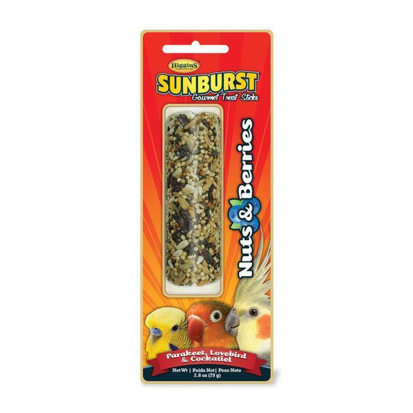 Higgins Sunburst Nuts & Berries Treat Stick 2.8oz - Pisces Pet Emporium