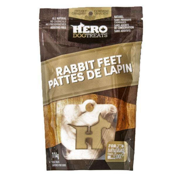 Hero Rabbit Feet 114g - Pisces Pet Emporium