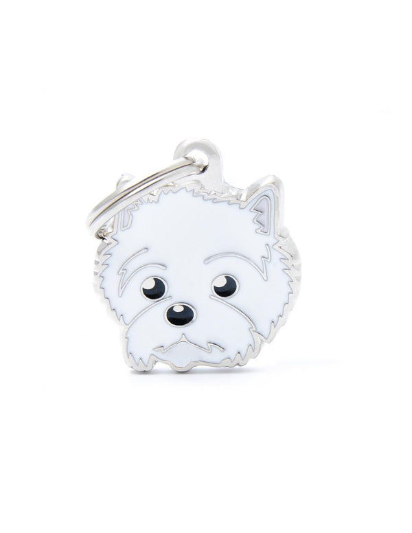 MyFamily Pet ID Tag - West Highland Terrier  | Pisces
