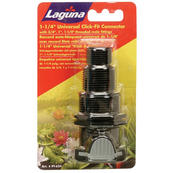 Laguna 1-1/4" Universal Click-Fit Connector - Pisces Pet Emporium
