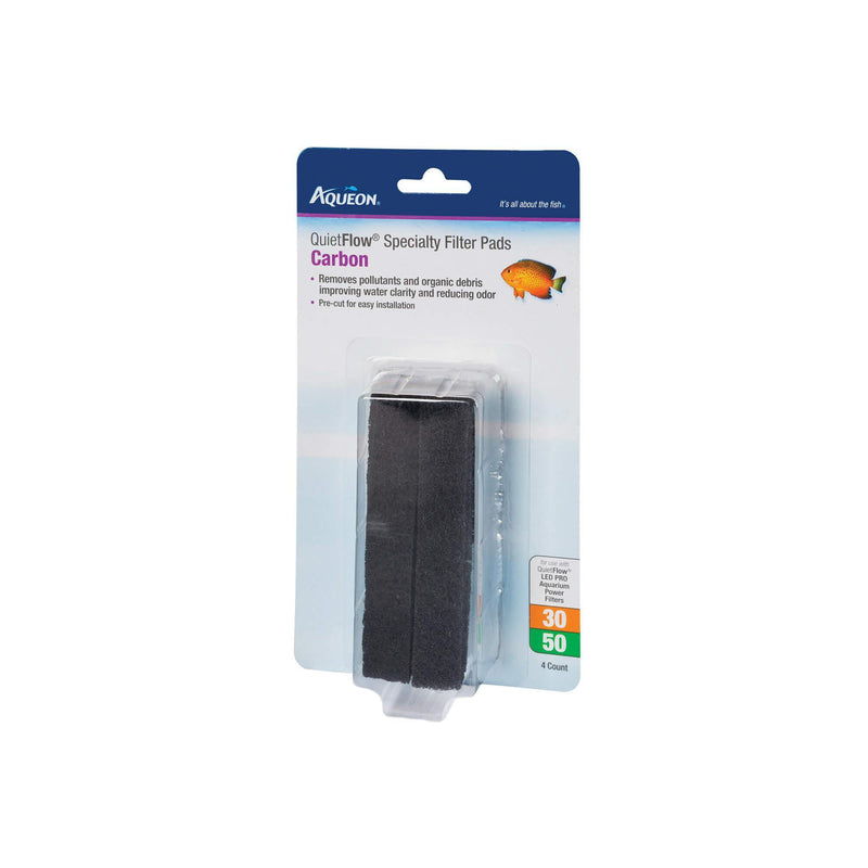 Aqueon Quiet Flow 30/50 Filter Pads Carbon - Pisces Pet Emporium