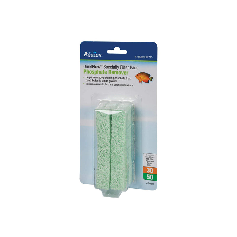 Aqueon Quiet Flow 30/50 Filter Pads Phosphate Remover - Pisces Pet Emporium
