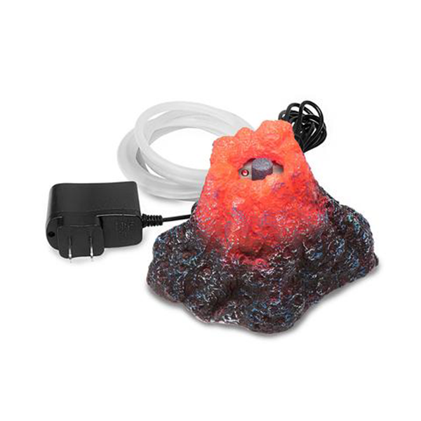 Aquatop Volcano Ornament with LED Light & Bubble Function - Pisces Pet Emporium