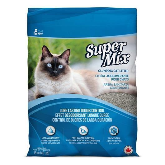 Cat Love Super Mix Unscented Clumping Cat Litter - 18 kg - Pisces Pet Emporium