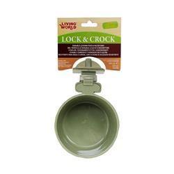Living World Lock & Crock Dish - 591mL - Pisces Pet Emporium