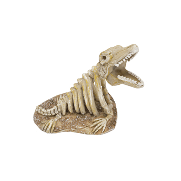 Penn Plax Glow in the Dark Jurassic Skeleton - Pliosaur - Pisces Pet Emporium