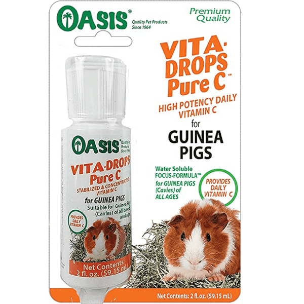 Oasis Vita Drops Pure Vitamin C for Guinea Pigs - Pisces Pet Emporium
