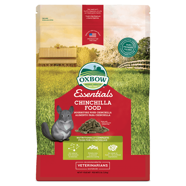 Oxbow Essentials Chinchilla Food - 3 lb - Pisces Pet Emporium