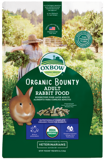 Oxbow Organic Bounty Rabbit Food - 3lb - Pisces Pet Emporium