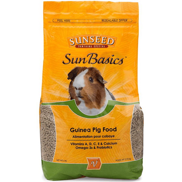 Sunseed Sun Basics Guinea Pig Food - 2.72 kg - Pisces Pet Emporium