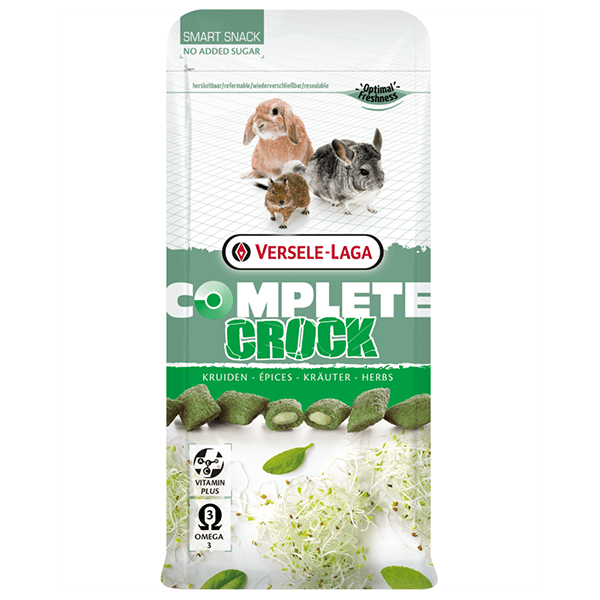 Versele-Laga Complete Crock Herbs Smart Snack - Pisces Pet Emporium