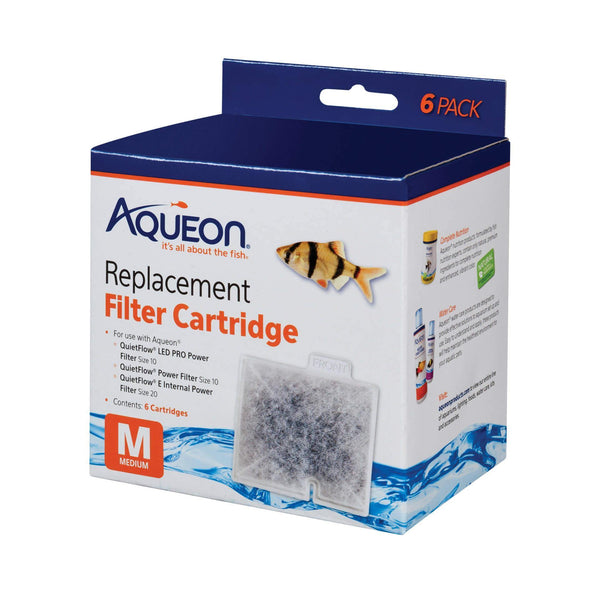 Aqueon Medium Replacement Filter Cartridge - 6 Pack - Pisces Pet Emporium