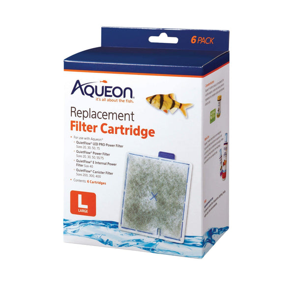 Aqueon Large Replacement Filter Cartridge - 6 Pack - Pisces Pet Emporium