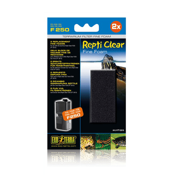 Exo Terra Repti Clear Fine Foam 2 Pack - F250 - Pisces Pet Emporium